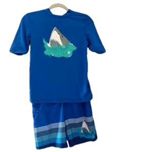 Cat & Jack Swimming Trunks & Shirt Set